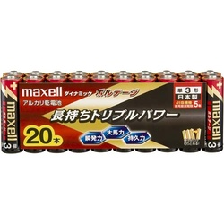 アルカリ乾電池ボルテージ単３　２０本ＰＸ２