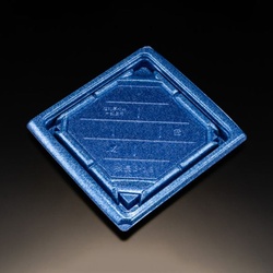 リスパック 寿司容器 バイオ板長 3-3B ステラブルー 本体