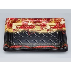 シーピー化成 寿司容器 SFうま皿36 優赤 本体