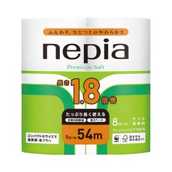 ネピアトイレット１．８倍　ダブル５４ｍ　８Ｒ