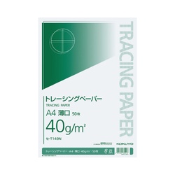トレーシングペーパー　４０ｇ　薄口　Ａ４　５０枚
