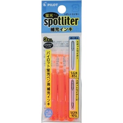 蛍光　スポットライター補充インキ　オレンジ　３０本