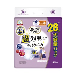 肌ケアアクティ　超うす型パンツ　　ＬーＬＬ　４回分