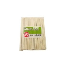 やなぎプロダクツ 割箸 バリュー365アスペン元禄箸裸100膳入