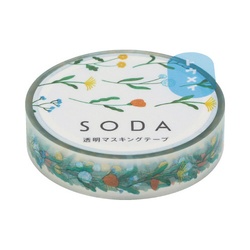 ソーダ　透明マステ（オハナ）