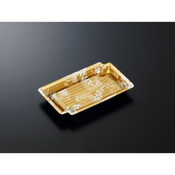 中央化学 刺身容器 CF かく鉢 20-12 みずえ金-BK 本体