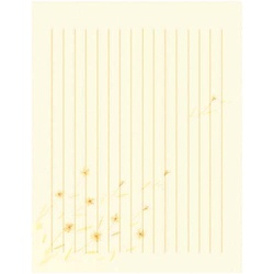 便箋彩流　色紙判　縦罫１５行３０枚