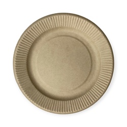 紙皿 未晒しパルププレート18cm50枚 ペーパーウェア