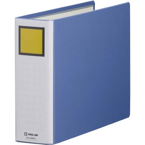 キングファイルＳＤＤＥ青Ａ４横背幅７６ｍｍ５冊以上