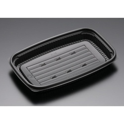 リスパック 惣菜容器 バイオデリカ H-APS450BN 黒 本体