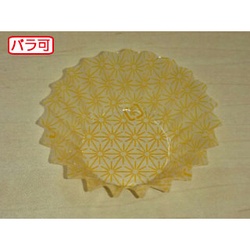 セイコー おかずカップ ラミケースOPP5F星総柄(橙) 500枚