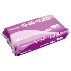 パックスタイル ペーパータオル 中判 シングル バージン紙 1パック200枚入