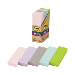 強粘着ふせん再生紙５００−５ＳＳＡＰ２多色１０冊