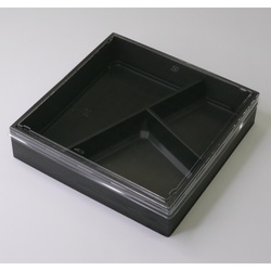 折箱 HW-65B(45) 黒焼杉黒 OPS平蓋セット アクタ