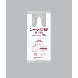 LDゴミ袋 ニューイージーバッグ 長舌片 M 半透明 福助工業