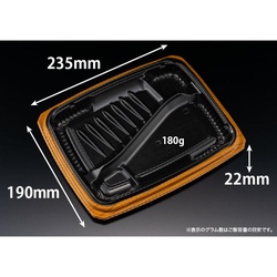 リスパック 弁当容器 バイオ マウント 24-19-1B 本体 セン茶