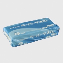 パックスタイル 衛生・清掃用品 ペーパータオルリサイクル紙 中判 改 1パック200枚入