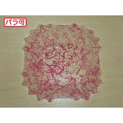 セイコー おかずカップ ラミケースOPP四角8号雲龍柄(赤) 500枚