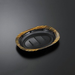 中央化学 惣菜容器 CT 街デリ ランチ D24 グリエ-BK 本体