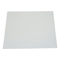 シート緩衝材400mm×400mm　白　【ＴＲＵＳＣＯ 緩衝フォーム カットシートタイプ １００枚入 ４００Ｘ４００ｍｍ】