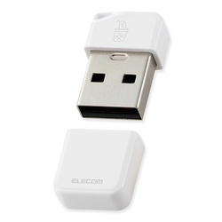 ＵＳＢメモリ　小型　キャップ　６４ＧＢ　ホワイト