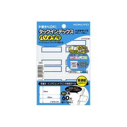タックインデックス＜パソプリ＞青　特大　６０片