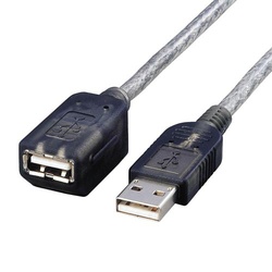 ＵＳＢ延長ケーブル　マグネット内蔵　２．０ｍ