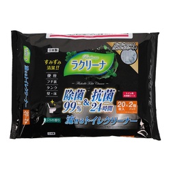昭和紙工 ラクリーナ流せるトイレクリーナー 20枚 2個パック 1束