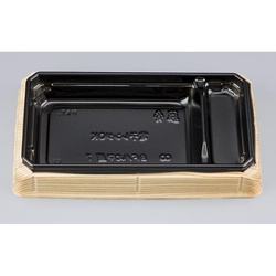 シーピー化成 お重 BFハカマ重7 杉板黒 本体(N)