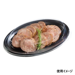 中央化学 軽食容器 CT 沙楽 M27-18 BK 本体