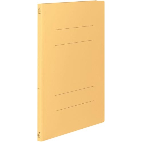 フラットファイルＶ樹脂とじ具　Ａ３縦　黄　１０冊