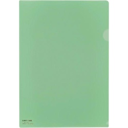 カラークリヤーホルダーＰＰ　Ａ４うぐいす５枚入