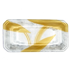 鮮魚トレー FLステージ25-12(25) 金ささ銀 エフピコ