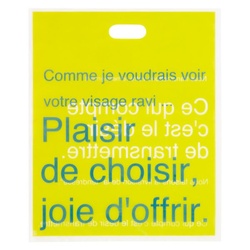 ポリ手提げ ブルー＆グリーンPEバッグ-2(100枚) ヘッズ