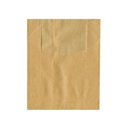 パックタケヤマ 耐油平袋 Uスリーブ 茶無地