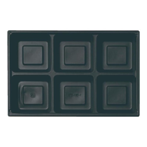 270-180-1 (黒) 6ツ仕切 アヅミ産業