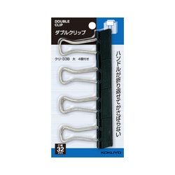 ダブルクリップスライドパック入大　４個Ｘ５