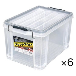 防水シールドコンテナ　（約２１Ｌ）×６
