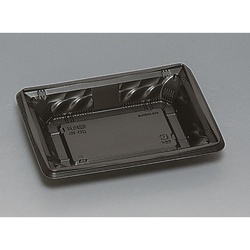 どんぶり容器 福角丼20-15H 黒 福助工業