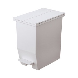 棚下で使えるペダルダストボックス２０Ｌ　グレー