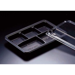 リスパック 弁当容器 バイオデリカ HK 9-3 B 本体 黒 耐寒