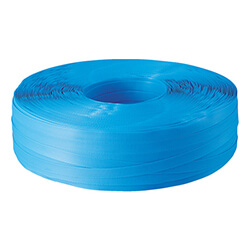 PPバンド15.5mm×1000m　青　【ＴＲＵＳＣＯ 手締用ＰＰバンド１５．５ｍｍ×１０００ｍ巻 青】