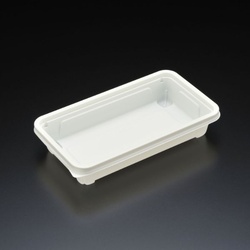 スミ 菓子容器 スーパーレンジ K角199 アイボリー 本体 本体