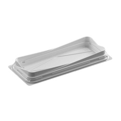 リスパック サンドイッチ容器 バイオカップ RYO-8B 白 本体