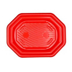 惣菜容器 MFPグラブ八角 24-18 本体 M赤黒 エフピコ