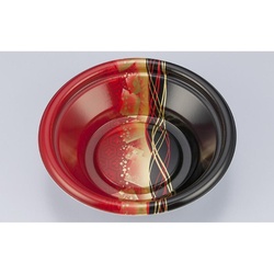 どんぶり容器 TN丸盛丼19 菱波赤本体 シーピー化成