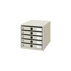 鍵付きレターケースＡ４　５段