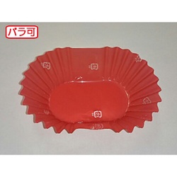 セイコー おかずカップ ラミケースOPP小判10号Wレッド 500枚