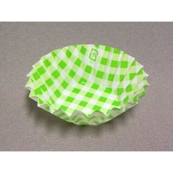 セイコー おかずカップ OPPフレアラミケース 5F チェック柄グリーン 500枚入