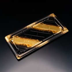 リスパック 寿司容器 バイオ板長 2-6B しょうえい金 本体